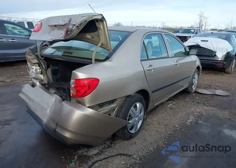 2007 Toyota Corolla Ce из США, поврежденный, VIN 2T1BR32E97C768696